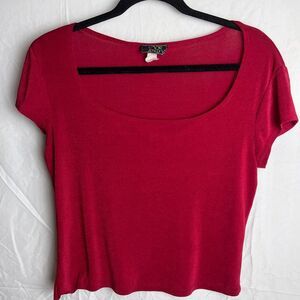 3 For $20 Eye Candy Red Crop Top  0062
